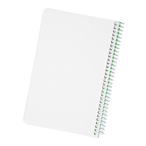 Additional Image 3 - a white book with green trim