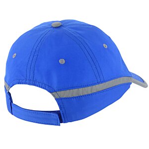 Additional Image 1 - a blue hat with a grey stripe