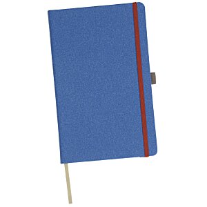 Additional Image 1 - a blue notebook with a red stripe