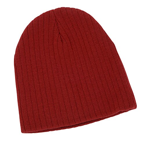 Additional Image 2 - a red beanie on a white background