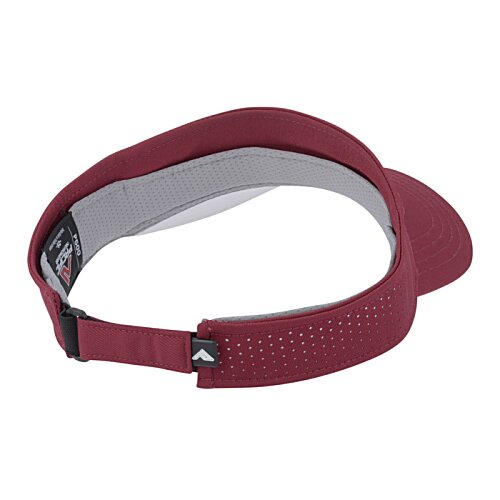 Additional Image 1 - a red visor on a white background