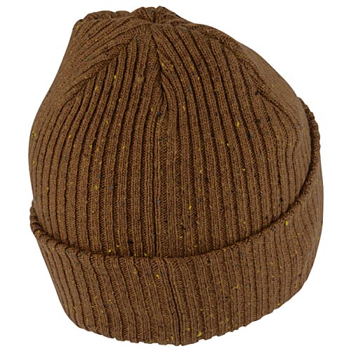 Additional Image 2 - a brown knit hat with a white background