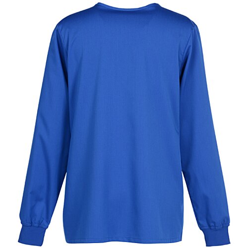 Additional Image 1 - a blue long sleeved shirt