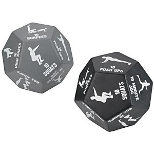 Additional Image 2 - a pair of black and white dice