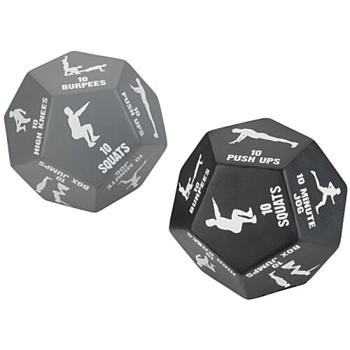 Additional Image 2 - a pair of black and white dice