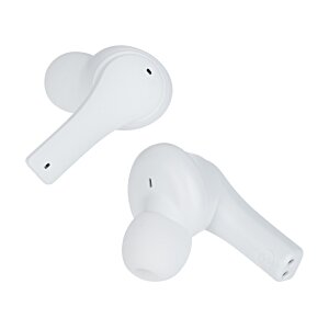 Additional Image 3 - a pair of white earbuds