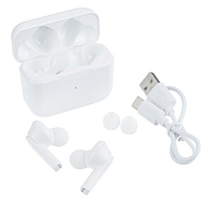 Additional Image 4 - a white earbuds and a case