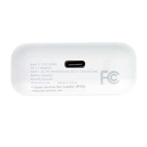 Additional Image 5 - a white rectangular object with a black button