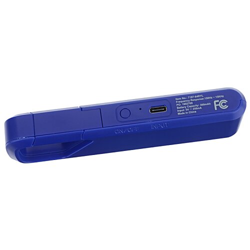 Additional Image 5 - a blue pen with a black button