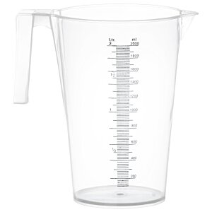 Additional Image 2 - a clear plastic measuring cup
