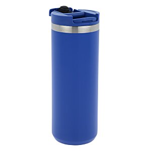 Additional Image 2 - a grey water bottle with a black lid