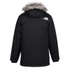 Additional Thumbnail Image 1 - a black jacket with a fur hood