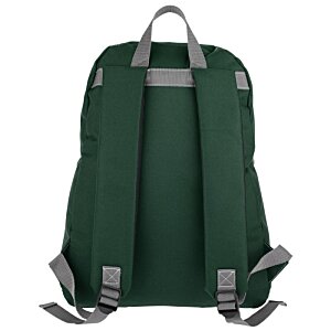 Additional Image 1 - a green backpack with straps