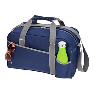 Additional Image 1 - a blue bag with a bottle in it