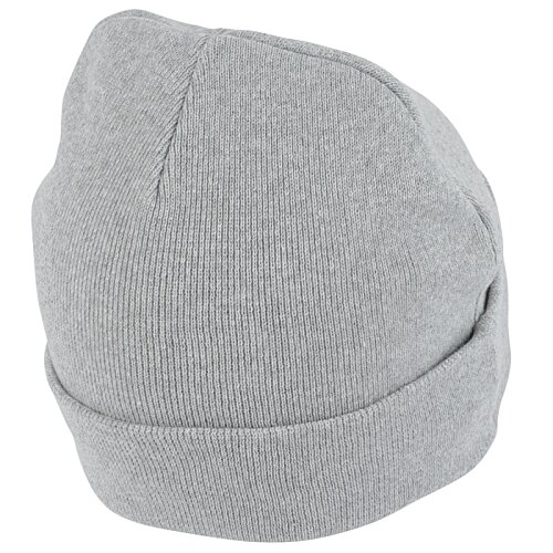 Additional Image 2 - a white beanie with a white background
