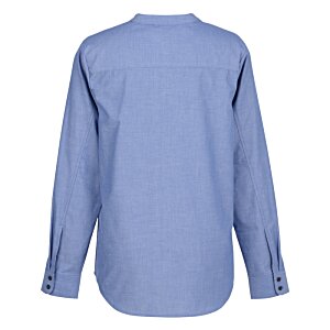 Additional Image 1 - a blue shirt with long sleeves