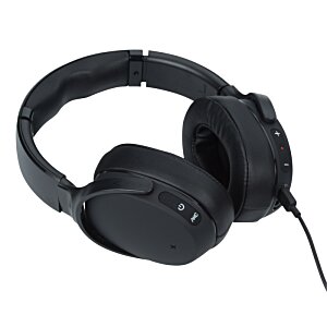 Additional Image 4 - a black headphones with a cord