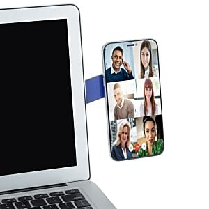 Additional Image 8 - a laptop with a blue ribbon attached to it