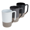 a row of coffee mugs