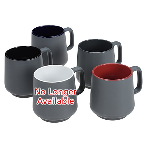 Additional Image 3 - a group of mugs with red and black inside