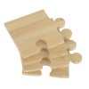 View Image 2 of 4 of Bamboo Puzzle Coaster Set