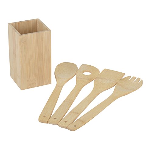 Additional Image 1 - a group of wooden spoons