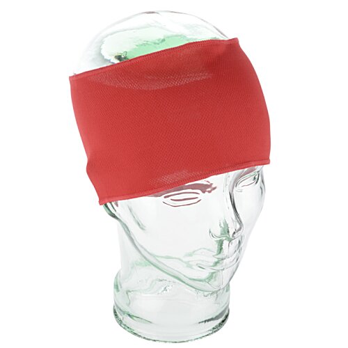 Additional Image 2 - a glass head with a red band