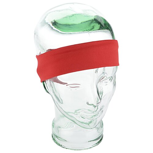 Additional Image 3 - a glass head with a red band