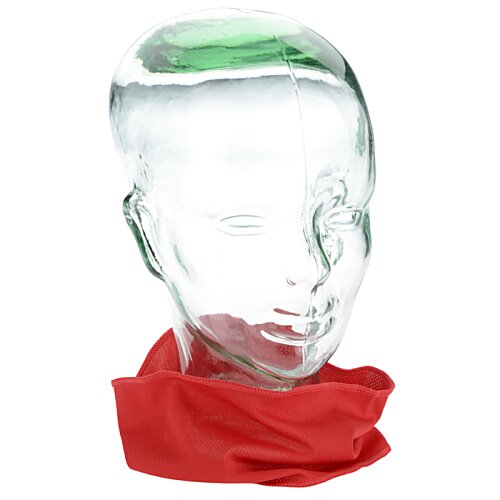 Additional Image 5 - a glass head with a red scarf