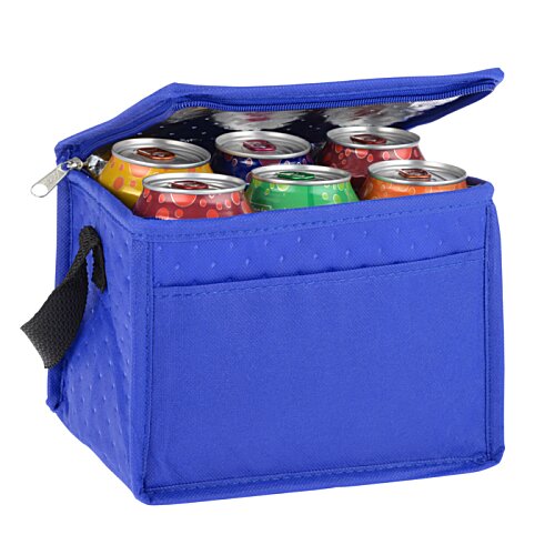 Additional Image 1 - a blue cooler with a group of cans