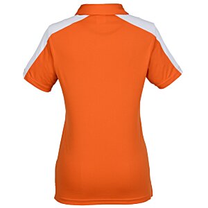 Additional Image 1 - a back view of an orange shirt