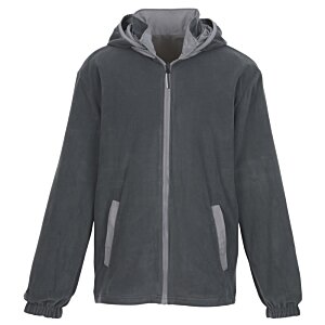 Additional Image 4 - a grey jacket with a hood