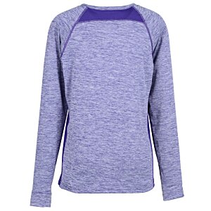 Additional Image 1 - a purple sweater with a long sleeve