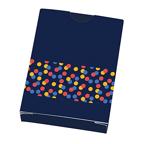 Additional Image 1 - a blue rectangular object with colorful dots