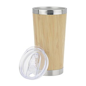 Additional Image 1 - a wooden cup with a lid