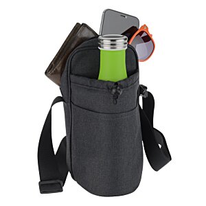 Additional Image 1 - a black bag with a green lighter and a black strap