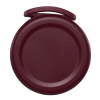 a close up of a round object