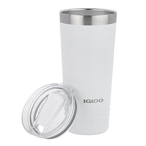 Additional Image 2 - a white and silver tumbler
