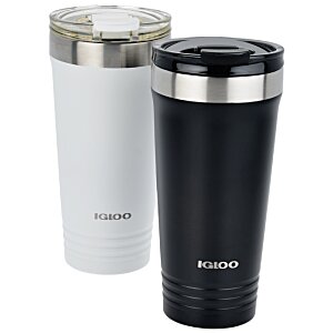 Additional Image 3 - a black and white tumbler