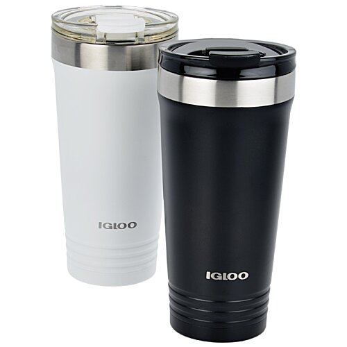 Additional Image 3 - a black and white tumbler