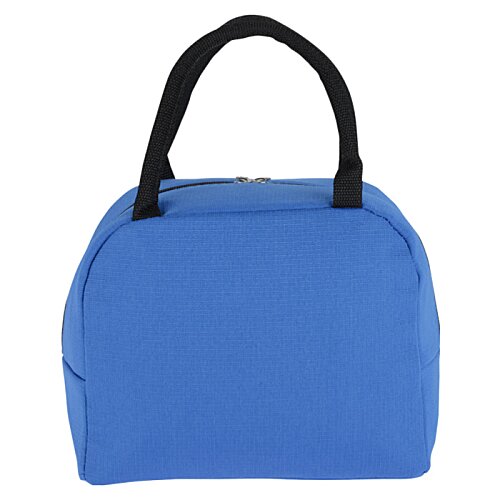 Additional Image 2 - a blue bag with black handles