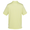 a yellow striped shirt on a white background