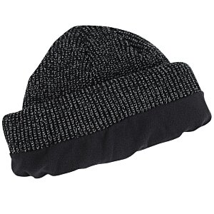 Additional Image 3 - a black beanie on a white background