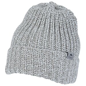Additional Image 1 - a grey knit hat on a white background