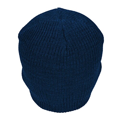 Additional Image 3 - a black beanie on a white background