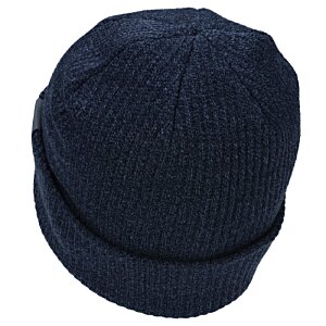 Additional Image 3 - a black beanie with a white background