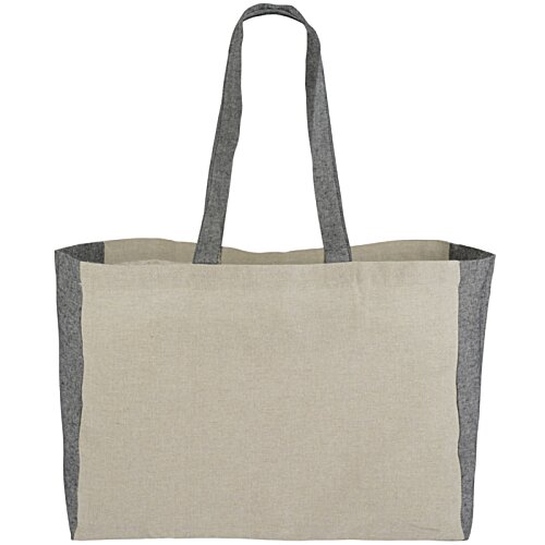 Additional Image 1 - a white bag with gray handles