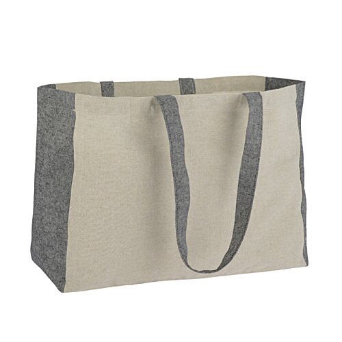 Additional Image 2 - a white bag with a gray handle