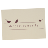 View Image 4 of 5 of Blissful Birds Sympathy Card