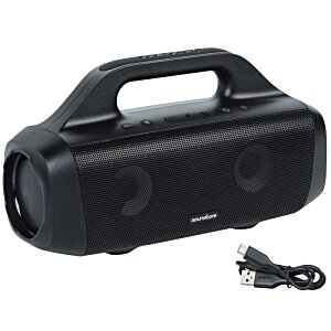 Additional Image 1 - a black speaker with a handle